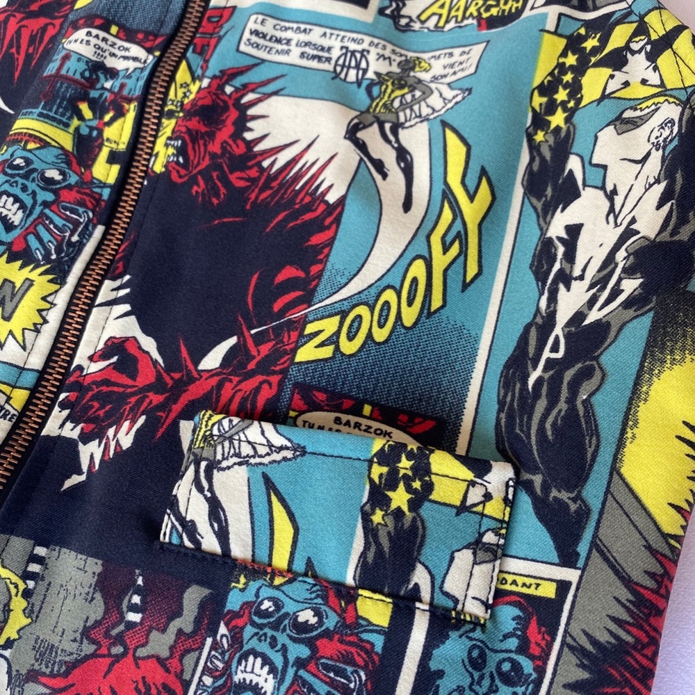 Vintage Jean Paul Gaultier Comic Print Vest RARE - Picture 7 of 9